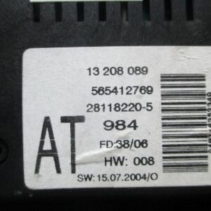 PANTALLA OPEL ZAFIRA B 13208089