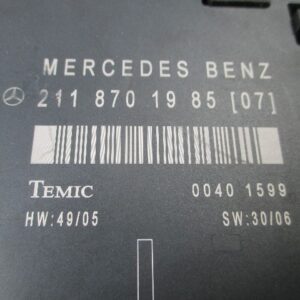 MODULO CONFORT PUERTA MERCEDES W211 2118701985