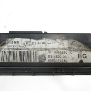 CAJA FUSIBLES BSI E02-00 9652474780 PEUGEOT 206 GTI