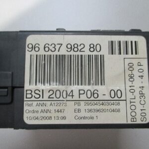 BSI PEUGEOT 207 9663798280