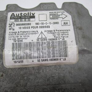 CENTRALITA AIRBAG PSA 9655880380