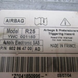 CENTRALITA AIRBAG ROVER YWC001180