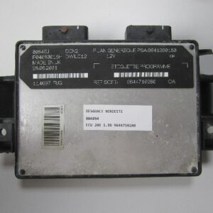 CENTRALITA ECU PEUGEOT 206 1.9D 9644710280